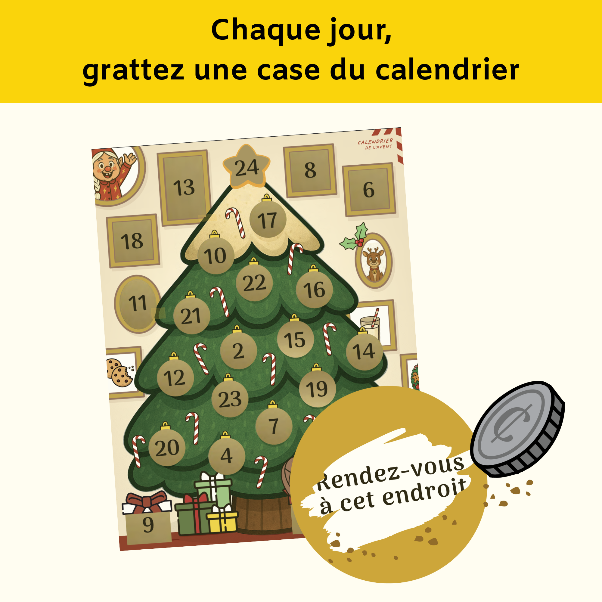 Calendrier de l'Avent - L'affaire du traîneau disparu