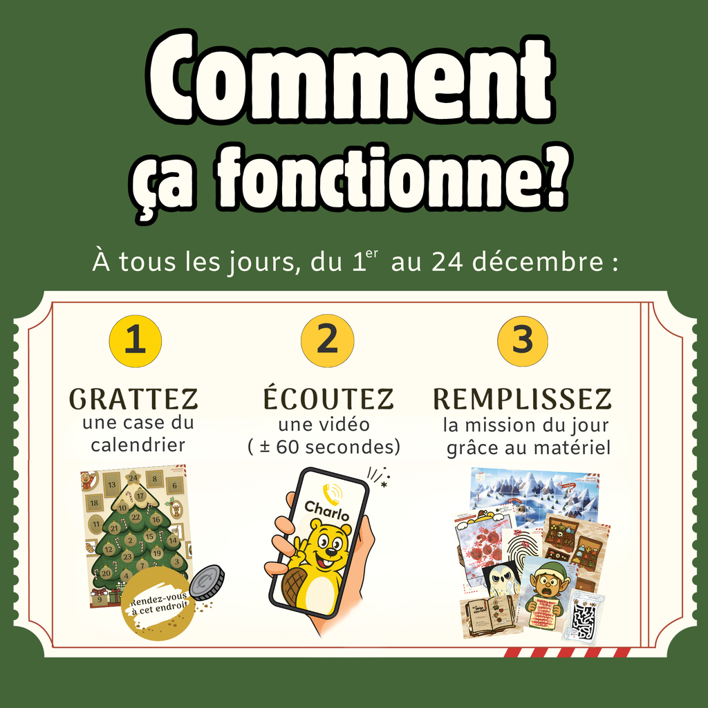 Calendrier de l'Avent - L'affaire du traîneau disparu