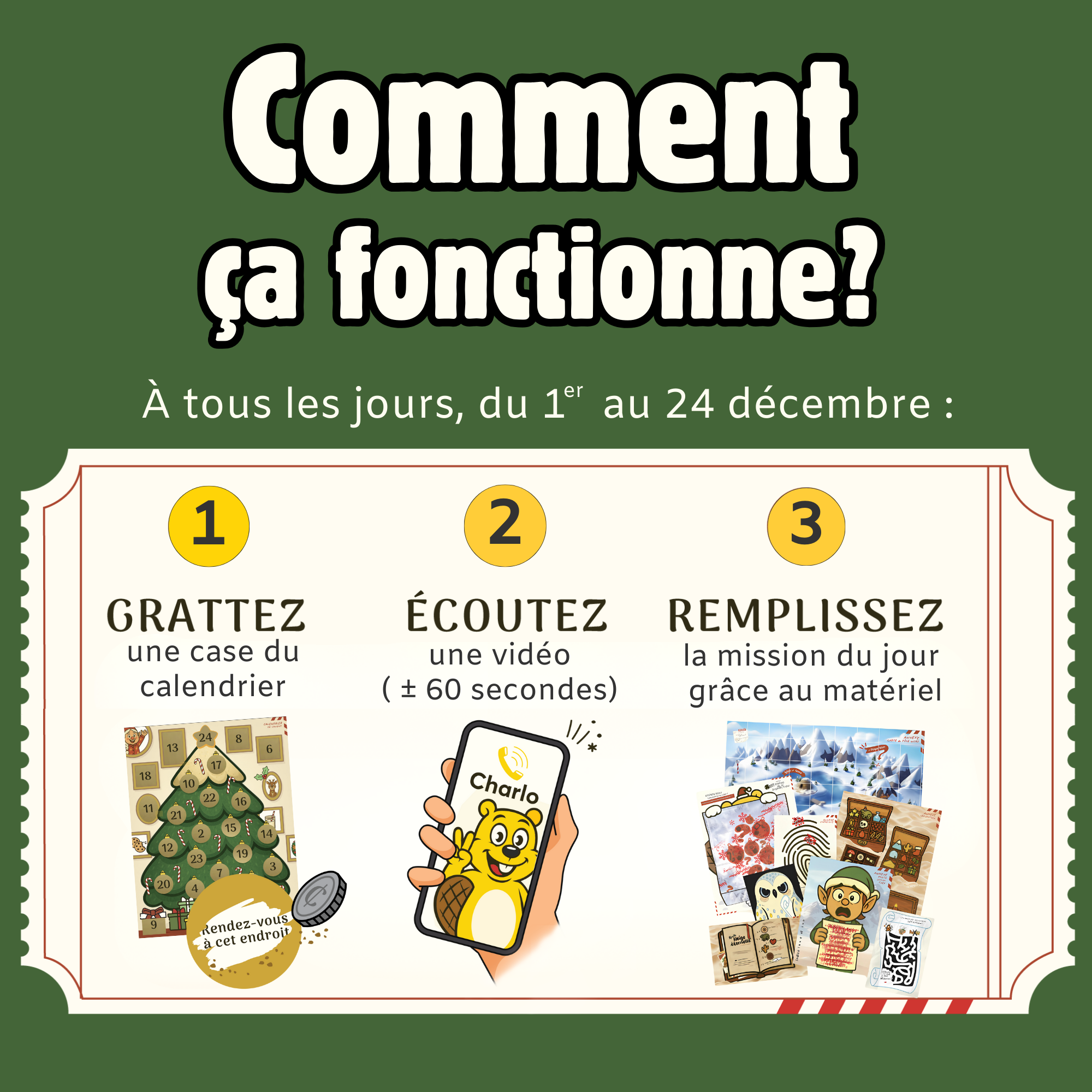 Calendrier de l'Avent - L'affaire du traîneau disparu