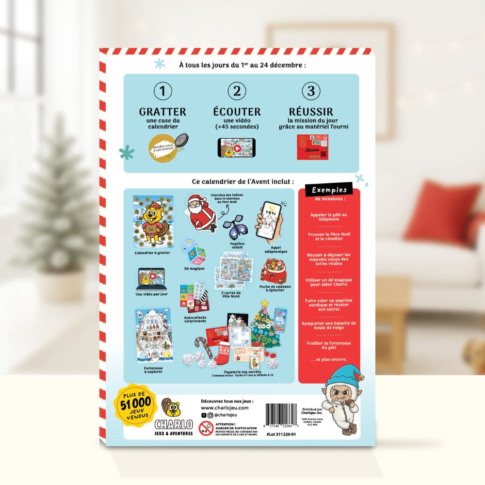 Calendrier de l'Avent - Alerte aux lutins vilains